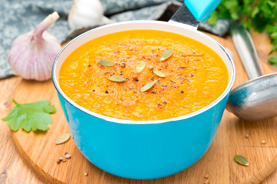 Foto da receita de Sopa de abóbora